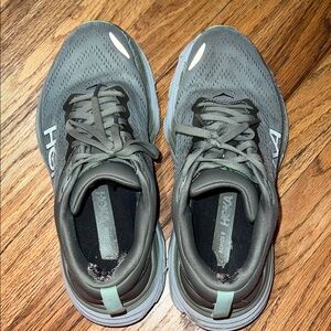 HOKA Women's light green Running Shoes bondi 8